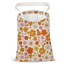 Waterproof Hanging Car Trash Can Bag for Back Seat, Vehicle T Color: Flower 05
