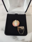 Vintage Coca Cola 30 Year Service Pin with Diamonds in 10K Gold Setting.