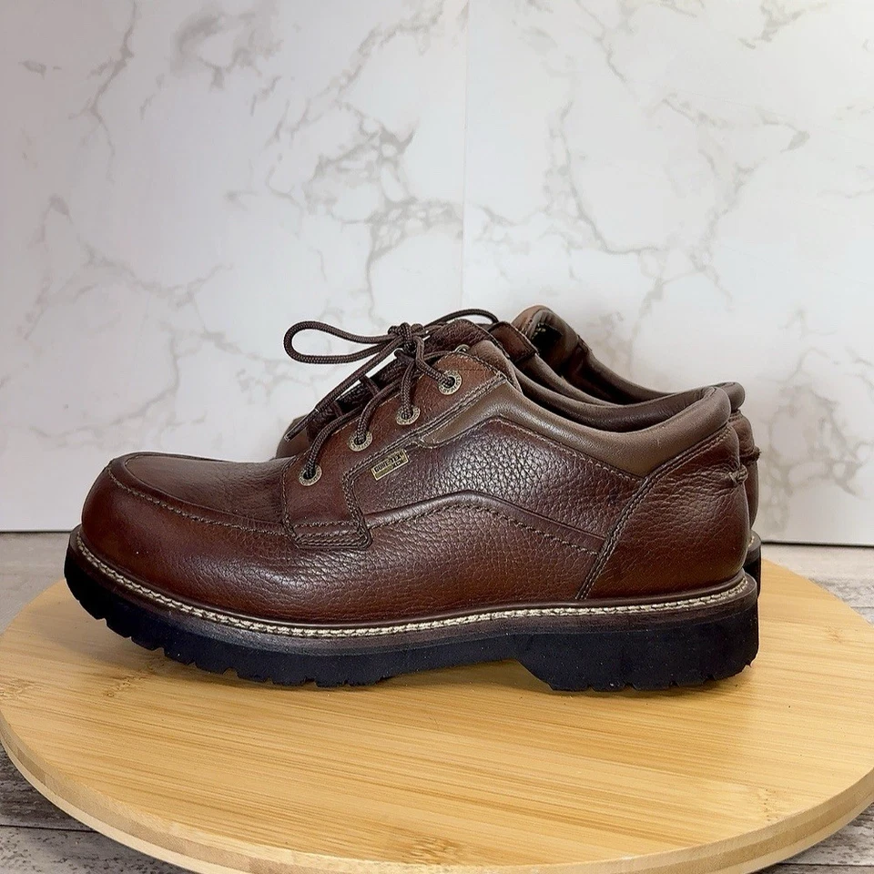 Zapatos Oxford RedHead Gore-Tex Cuero Talla 13M Impermeables Senderismo Trabajo Marrón Foto 2 de 4