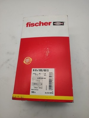 100x Fischer N8x100/60 S Artikel Nr 48793