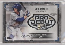 2018 Pro Debut Distinguished Debuts Manufactured 32/99 Nick Pratto Patch 1j2