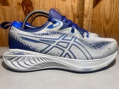 Asics Gel-Cumulus 25 Men s Size 8 Gray Blue PureGEL FF Blast+ Marathon Trainers