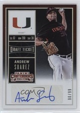 2015 Panini Contenders College Draft Ticket /99 Andrew Suarez #31 Auto 0g45