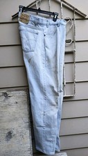 Vtg 80s Mens Levi Jeans 506 W/ Rare Orange Tab Straight 38 x 36 Fade w /Stains