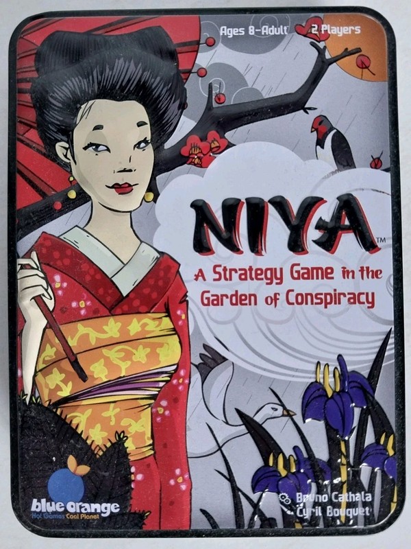 Niya Strategy Game in Tin Case by Blue Orange 2014 Japan Garden Theme