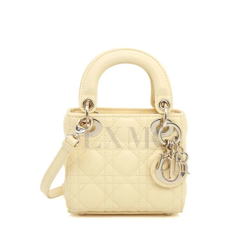 Micro sac Dior Lady cannage citron S0856ONGE 132558737