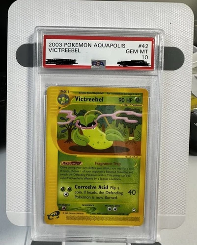 2003 POKEMON AQUAPOLIS #42 VICTREEBEL PSA 10