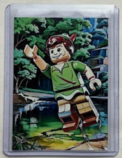 Peter Pan Limited Edition Artist Signed "The Minifigure" Trading Card 1/10
