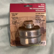 Maxpower 4131 Small Engine Muffler  ~ 1/2” Thread ~ For 2-4 H.P.