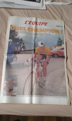 Zeitung L'EQUIPE Nr. 15298 - 12.07.1995 Was für ein Champion! Indurain Tour de France