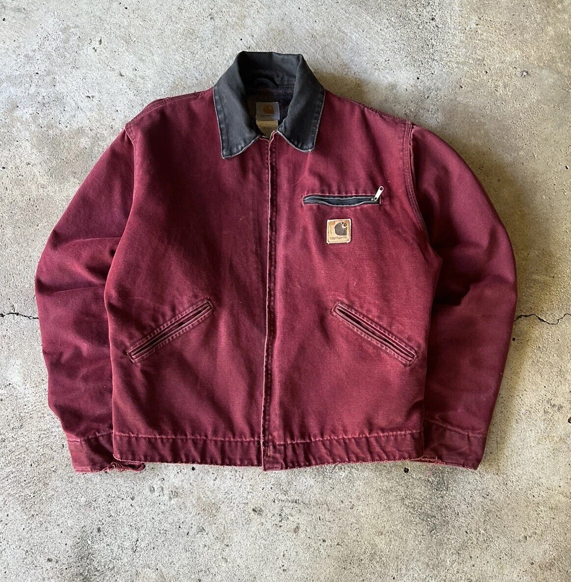 Vintage Carhartt J97 Crimson Cri Size Medium | eBay