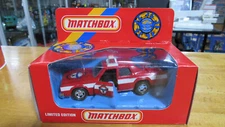 Matchbox Plymouth Fire Chief Car Super Kings K-78  1990 MIB