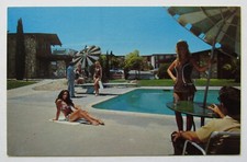 California Concord Inn Hotel Swimming Pool Women Posing Postcard Chrome California Concord Inn Hotel Swimming Pool Women Posing Postcard Chrome