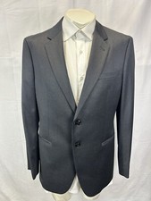Giorgio Armani Taylor Plaid Gray Jacket 2-Bt Sz EU 50 R / US 40 R