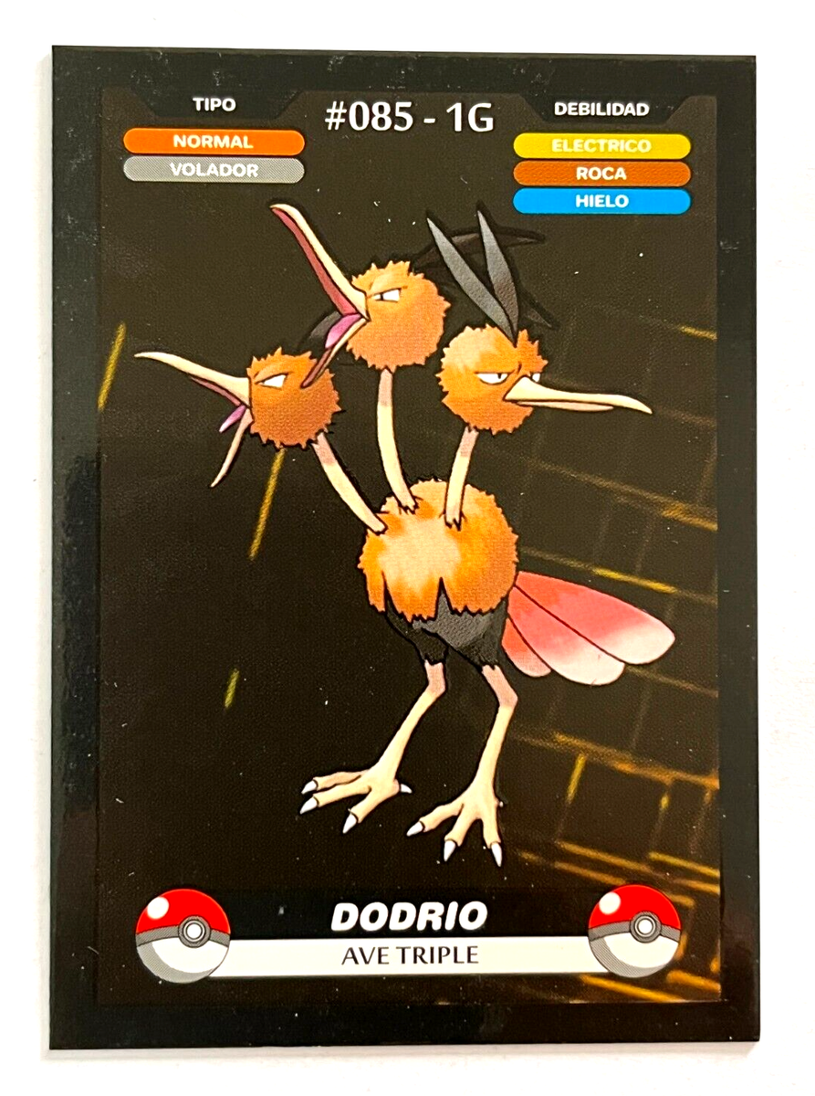 2025 POKEMON KANTO CREALASER TCG Card #085 DODRIO Peru Edition | eBay