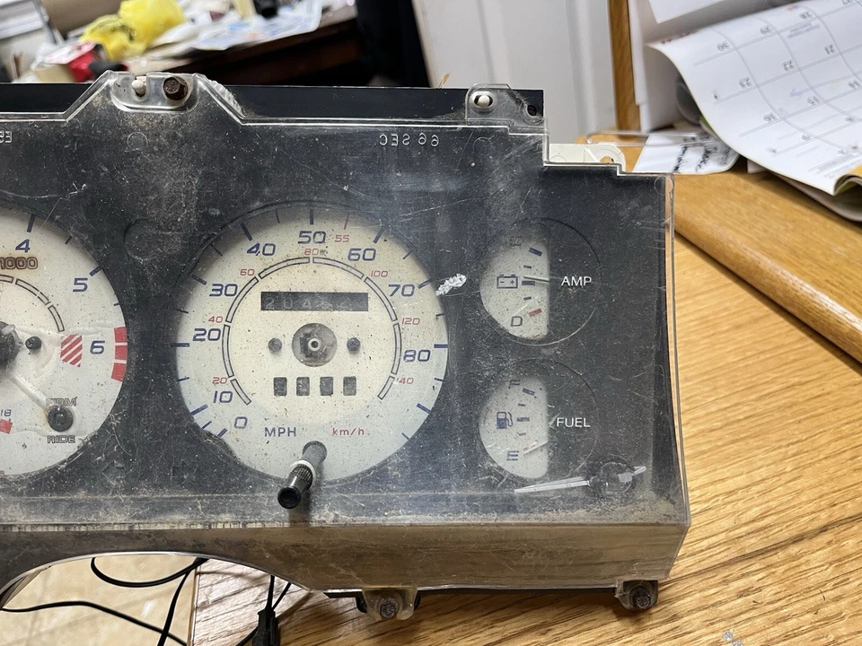 1985-1988 Ford Thunderbird Turbo Coupe Instrument Cluster Tach Speedo 85-88 - Image 4 of 4