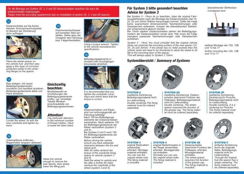 30mm 2x15mm Spurverbreiterung SCC Für Mercedes Radschrauben Sparplatten
