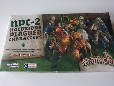 Zombicide Black Plague  NPC 2 Notorious Plagued Characters BOX