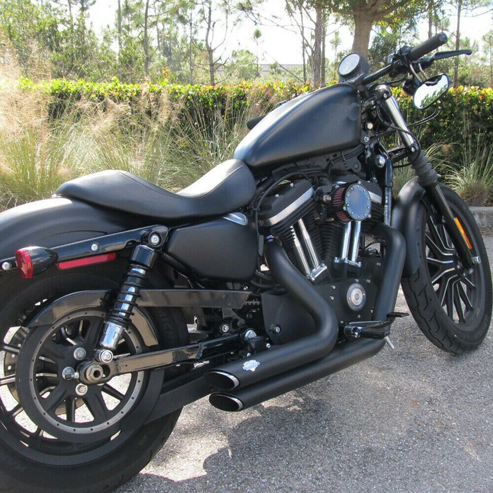 Air Cleaner Intake Filter Kit For Harley Sportster Iron XL 883 1200 72 48 88-Up - Image 4 of 4