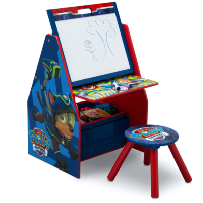 Paw Patrol Kids Desk Easel Homeschooling Play Station Arts Craft