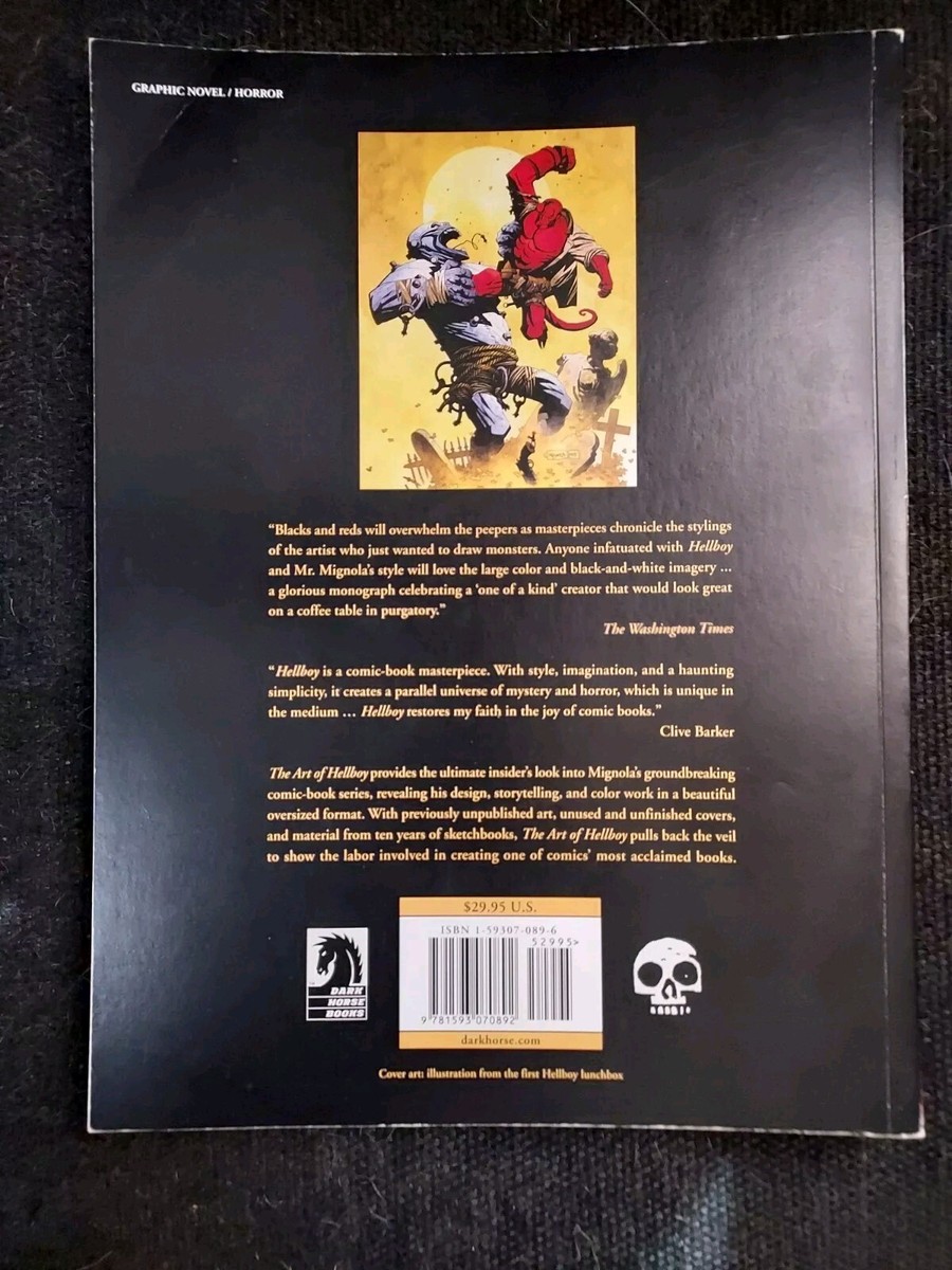 Hellboy: The Art of Hellboy by Mike Mignola 2004 Dark Horse Comics
