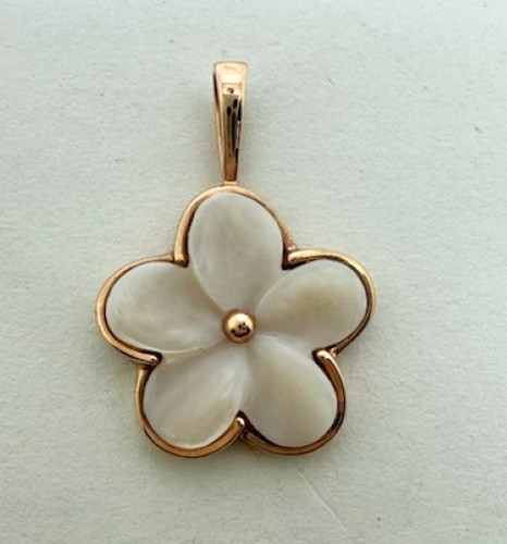 NA HOKU 花形ペンダント ネックレス Na hoku 14k rose - Gem