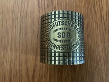 Spardose Sparb&uuml;chse Deutsche Bank vintage ohne Schl&uuml;ssel Wer den Pfennig nicht..