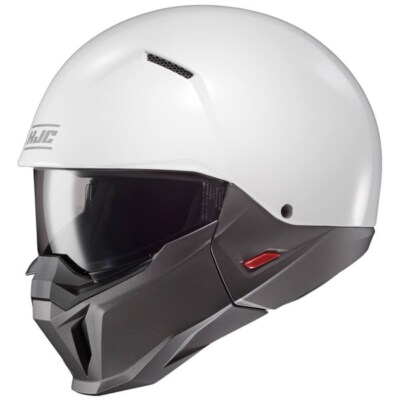 HJC i20 Modular Motorcycle Helmet | White/Grey | DOT Certified
