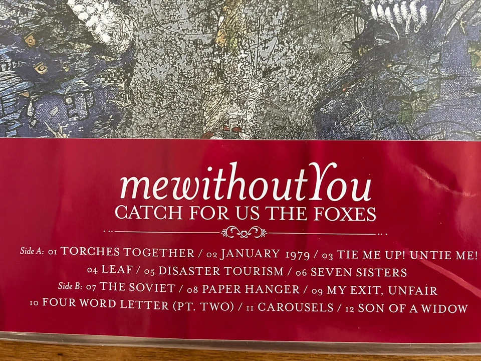 mewithoutYou – Catch For Us The Foxes - Red Color Vinyl Brand New in Hand - Image 4 of 4