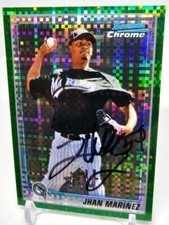2010 Bowman Chrome Prospects X-Fractors Baseball Card #BCP186 Jhan Marinez Auto 