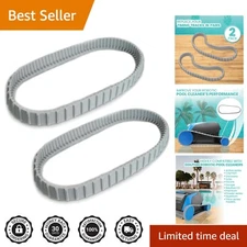 2-Pack Replacement Gray Tracks for Maytronics Dolphin Cleaners - Part 9983152-R2