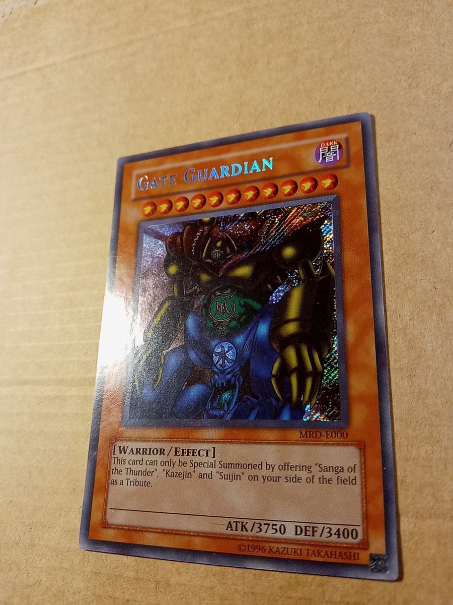 Gate Guardian MRD-E000 unl Secret Rare Yugioh NM/VLP European