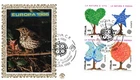 EUROPA ENVIRONMENT TREES 1986 ITALY SILK FDC