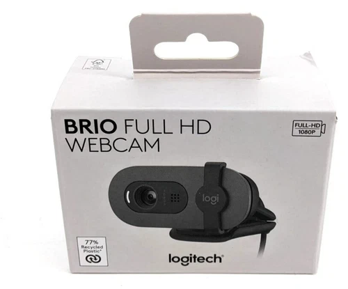 Logitech Brio Full HD Webcam VU0072 NEW FAST FREE SHIPPING!!!