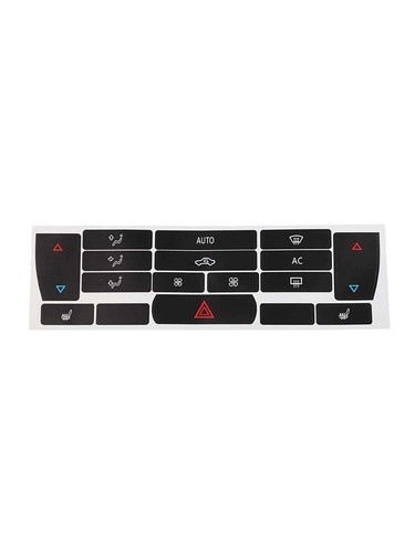 Climate Control Decals Practical Use Push Button Type Reflected Illumination - Picture 6 of 12
