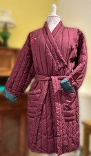 Gudrun Sjoden Rosetta Padded Coat Red Green, Size L, Uk 16-18, Brand New