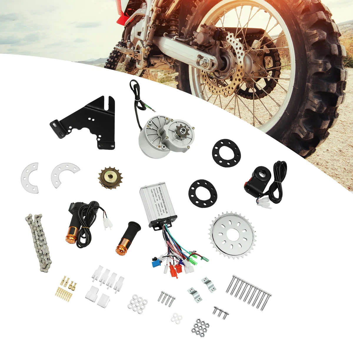 electric bicycle kit ebay PEXMOR Bike Conversion Kit, 48V 1200W 26" Front Wheel E-Bike Conversion Kit, Ebike Hub Motor Upgrade 3 Mode Controller w/PAS/LCD Display/Twist Throttle Electric Ebike Kit : Sports Not waterproof Wholesale ebay electric bike kit-Buy
