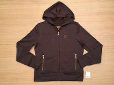 Izod Women's Brown H'06 Alpine Lodge Movement Full Zip Hooded Jacket, Size S