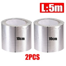 Waterproof Tape Butyl Rubber Aluminium Foil Roof Pipe Caravan Repair Flashing UK