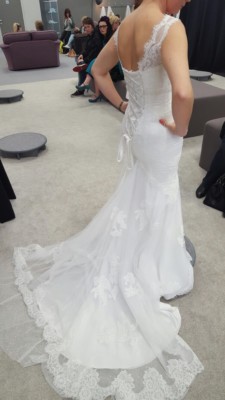Brautkleid - Größe 8-10 - Viva Bride - Blondell Fischschwanz elfenbein - BRANDNEU 