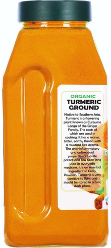 Rani Organic Turmeric (Haldi) Root Powder Spice, (High Curcumin Content) 16oz - Picture 5 of 9