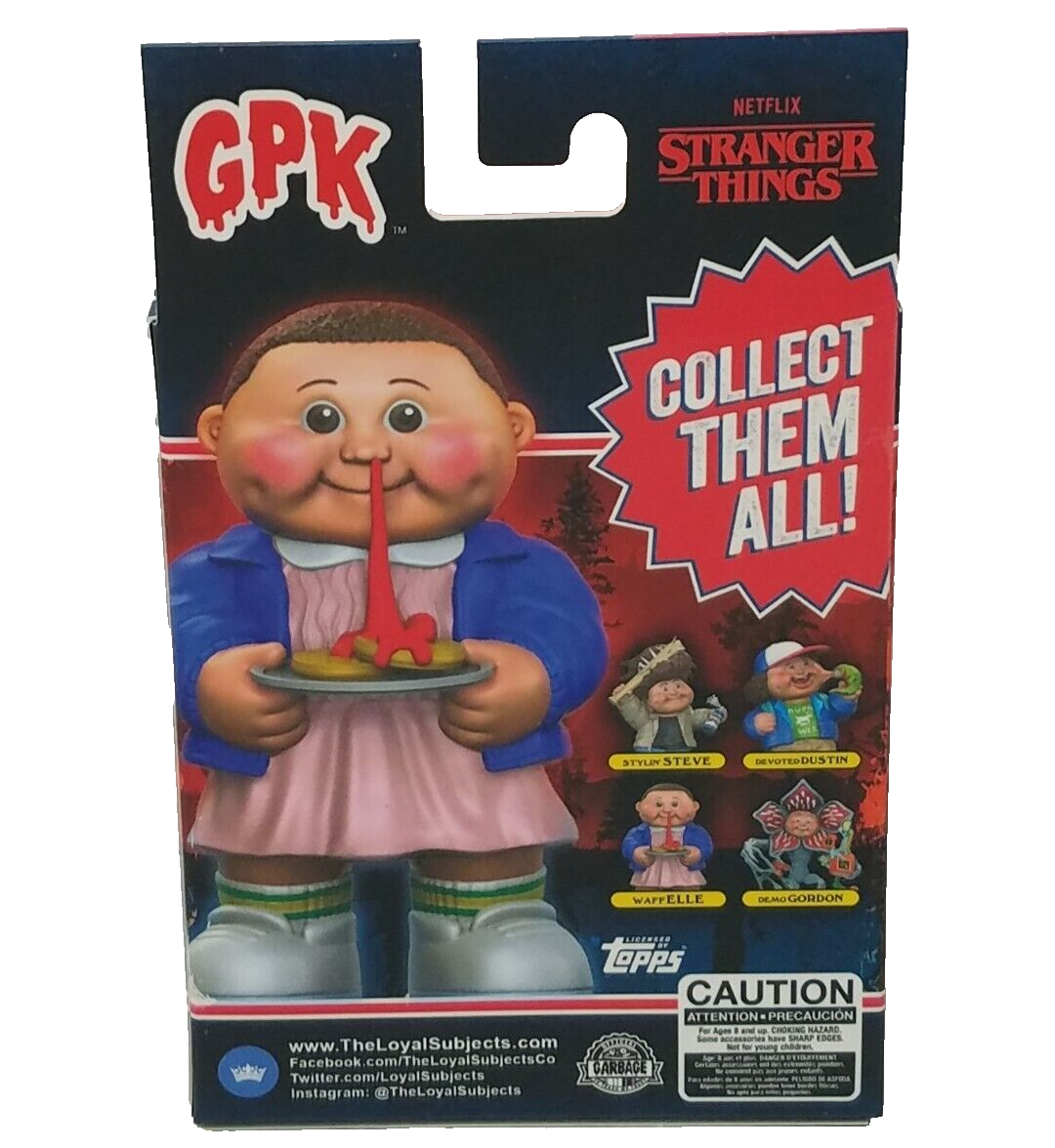 GPK Stranger Things Figures Garbage Pail Kids COMPLETE SET of 4, 1