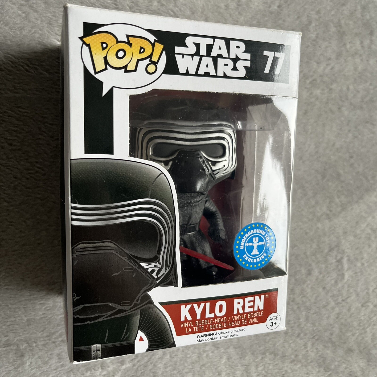 Funko Pop Star Wars 77 Kylo Ren El Despertar De La Fuerza Juguetes Subterráneos Exclusivos