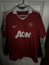 2010/11 Manchester United Paul Scholes Home Jersey Size M Premier League