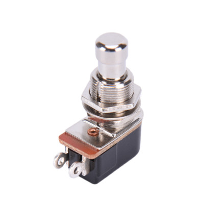 1SPST Momentary Soft Touch Push Button Stomp Foot Pedal Electric Guitar Switc·:J