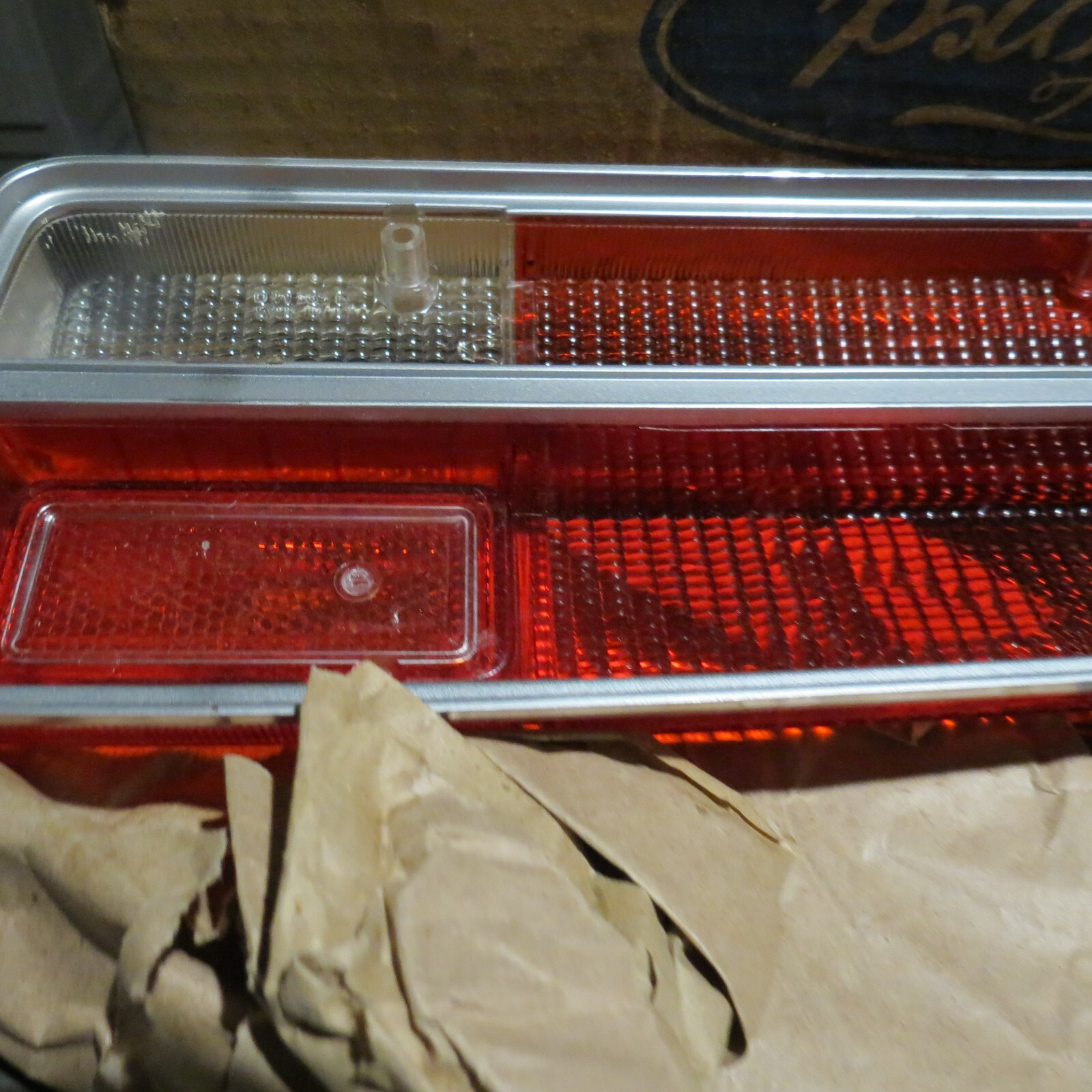 NOS 1971 Ford DE TOMASO PANTERA Rear light lens rear assembly D16Y 13450 A NEW