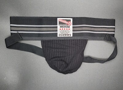 AussieBum Men's Classic Athletic Jock Jockstrap Underwear, Size M Black - NWT!