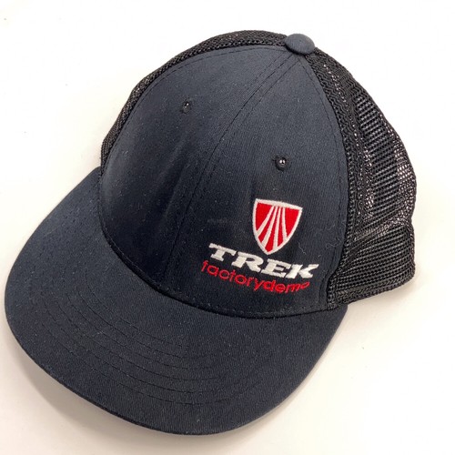 Trek Bicycles Factory Demo Black Trucker Hat Snapback