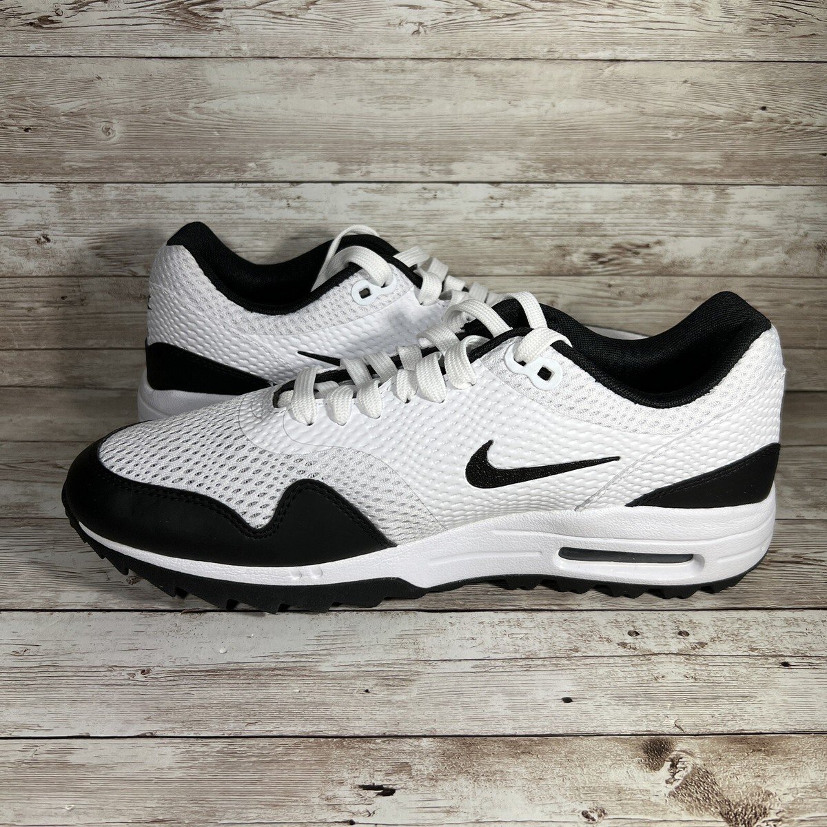 Nike Air Max 1 Golf Shoes Spikeless C17576-100.  Black/White  Men’s size 14 NWT Nike Men main image 3