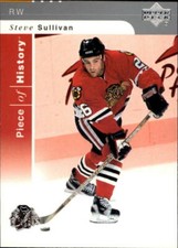 2002-03 UD Piece of History #19 Steve Sullivan  Blackhawks